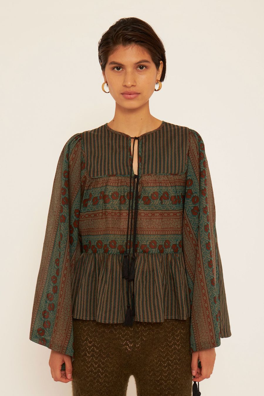 Antikbatik Blouse fluide Amelia