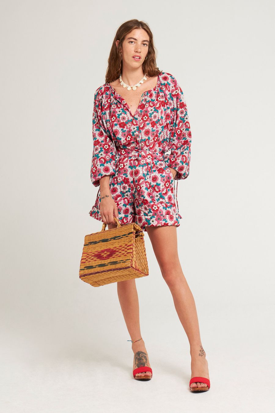 Antikbatik Short Blossom