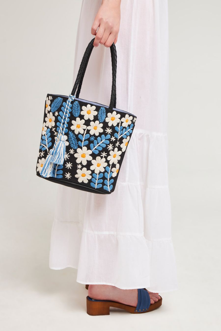 Antikbatik Bolso bordado Lisa