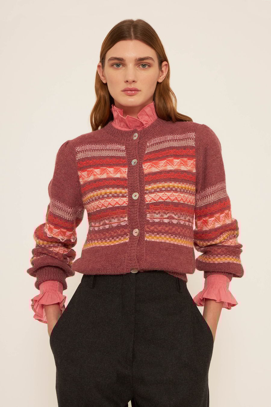 Antikbatik Roberto alpaca wool cardigan 