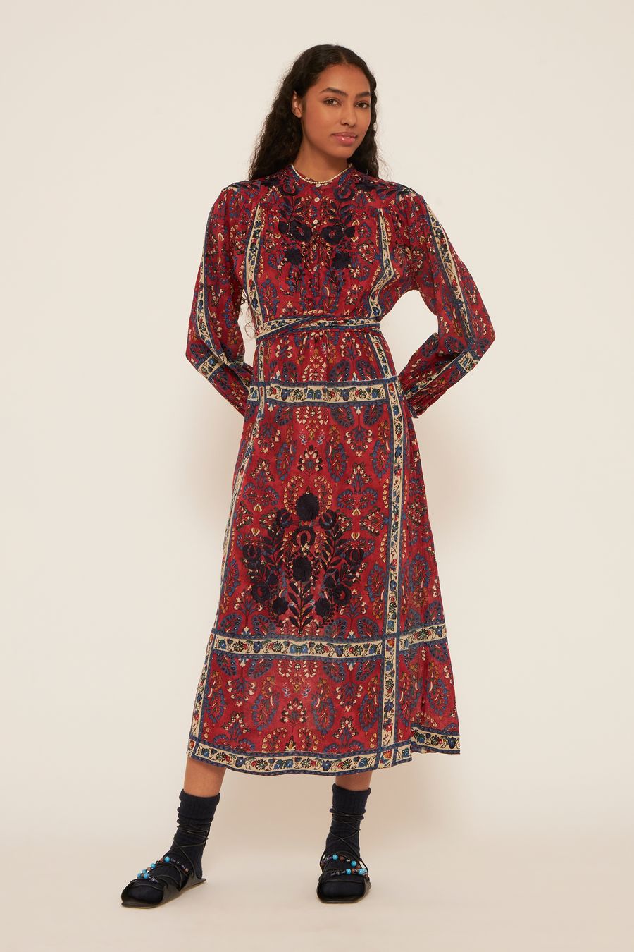 Antikbatik Tamir embroidered dress