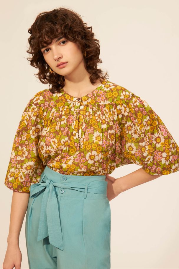 Antikbatik Aline printed blouse
