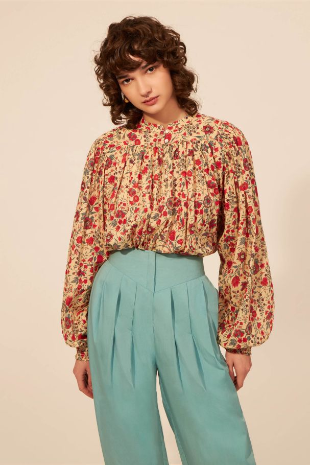 Antikbatik Annie printed blouse