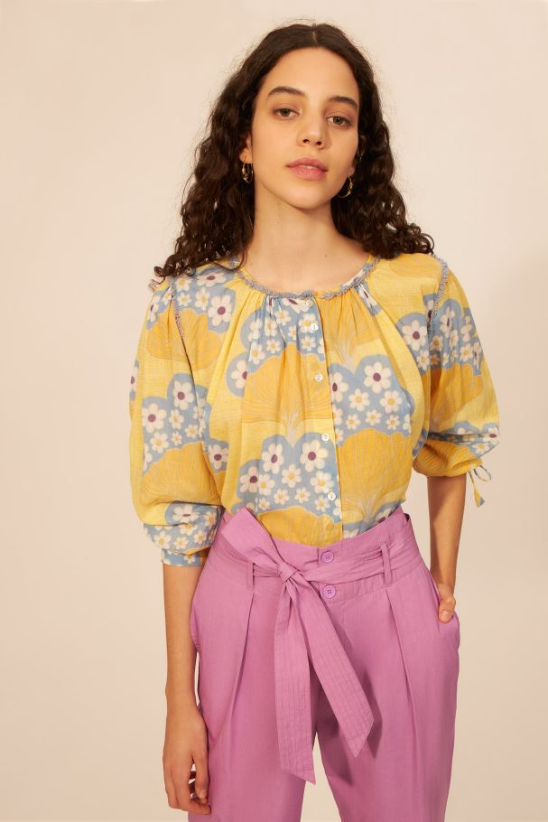 Antikbatik Lettie printed blouse