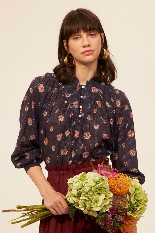 Antikbatik Audrey printed blouse
