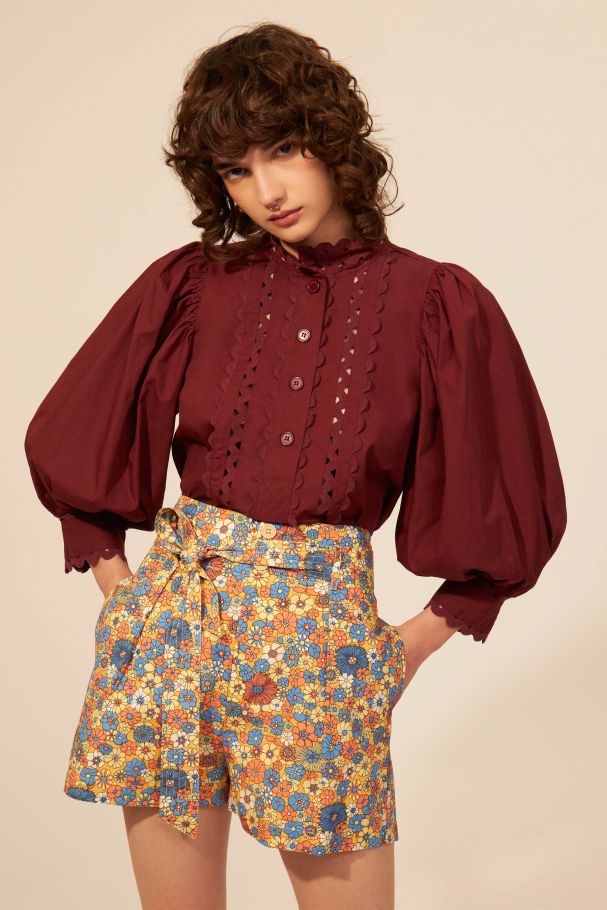 Antikbatik Molly poplin blouse