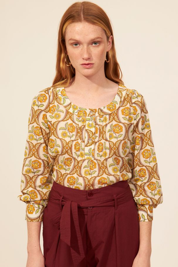 Antikbatik Tanissa printed blouse