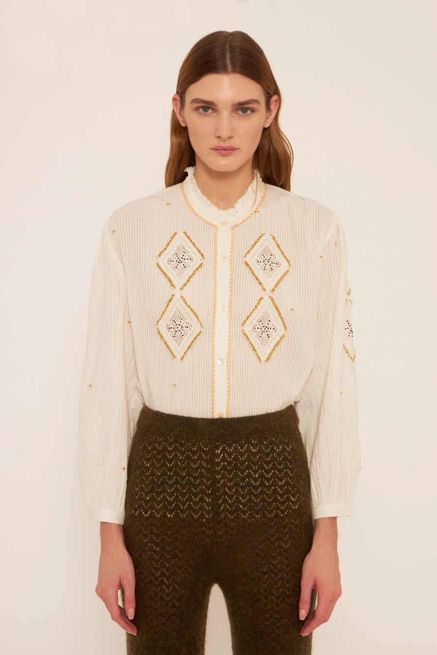 Antikbatik Ayo embroidered blouse