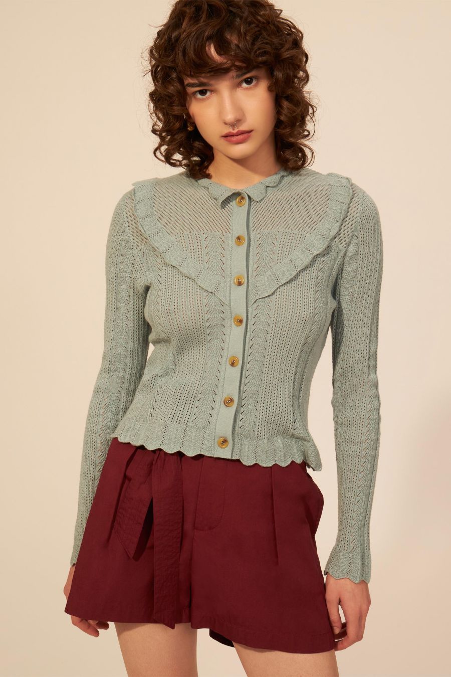 Antikbatik Camille knitted cardigan