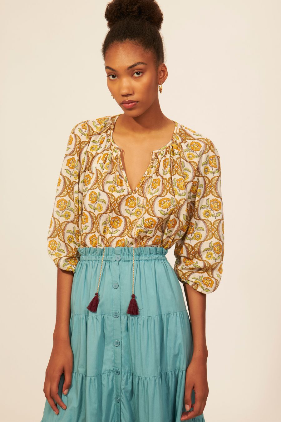Antikbatik Tanissa oversized blouse