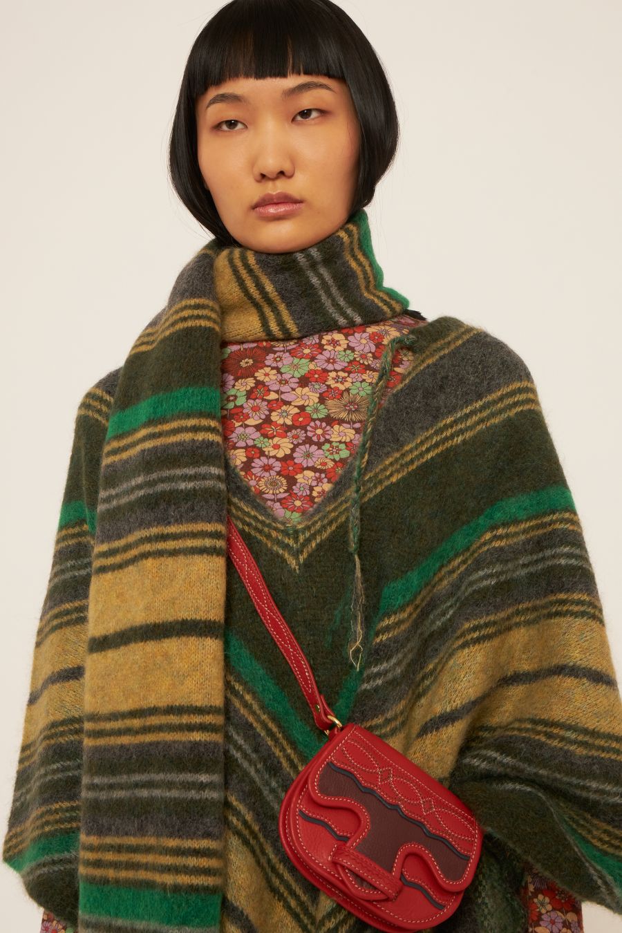 Antikbatik Maya mohair scarf