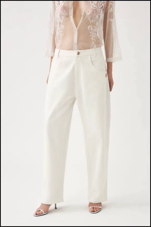 Oversized embroidered trousers Cindy